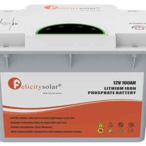 FLA12100: 1.28kWh 12V 100Ah LiFePO₄ Lithium Battery