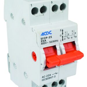 Single phase Manual Changeover switch