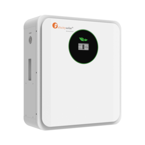 High capacity 24V solar storage battery featuring advanced BMS, LCD display